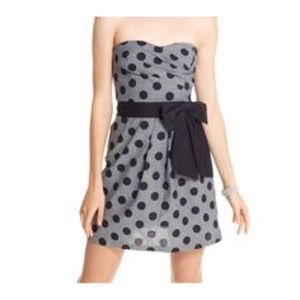 Macy’s Strapless Polka Dot Dress